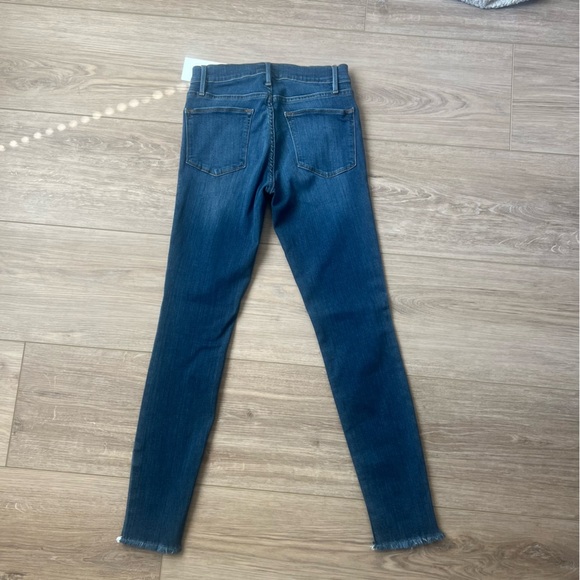 NWT - FRAME Le High Skinny Triangle Hem Jeans size 25 - Picture 8 of 12